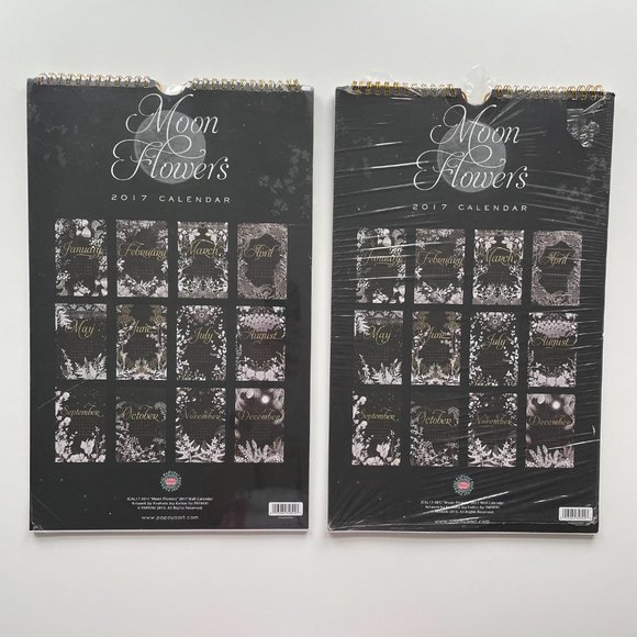 2 Moon Flowers 2017 Calendars for DIY ideas - Picture 3 of 9